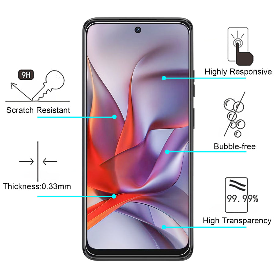 echelon Tempered Glass Screen Protector (2.5D) for Motorola Moto G 5G (2025) / Moto G Play (2025) - Clear - EMG5G25SCN81-4.jpg