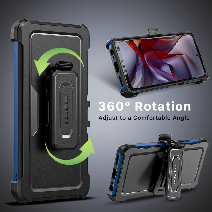 echelon Reflex Series Case with Holster for Motorola Moto G 5G (2026)/Moto G Play (2026) / Moto G 5G (2025) - Reflex Blue - EMG5G26CSRSKS303-5.jpg