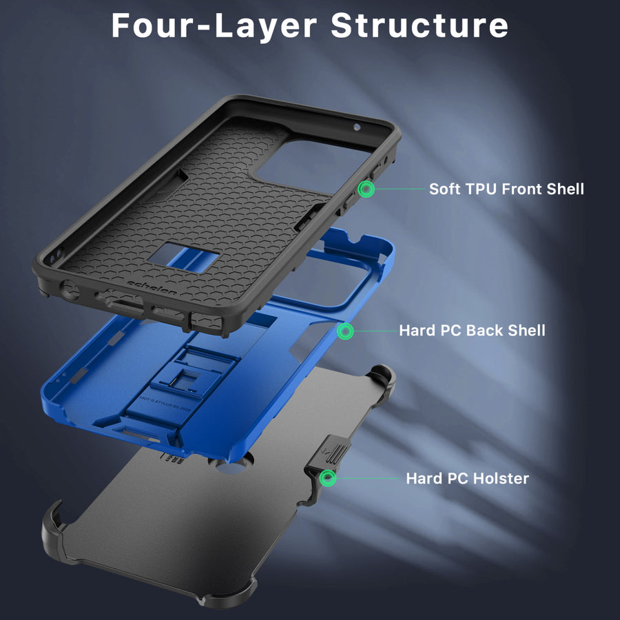 echelon Reflex Series Case with Holster for Motorola Moto G Stylus 5G (2025) - Reflex Blue - EMGS5G25CSRSKS303-3.jpg