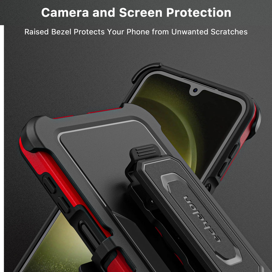 echelon Reflex Series Case with Holster for Samsung Galaxy A16 5G - Red - ESA165GCSRSKS302-4.jpg