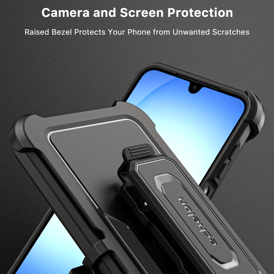 echelon Reflex Series Case with Holster for Samsung Galaxy A17 5G / Galaxy A16 5G - Black - ESA175GCSRSKS301-4.jpg