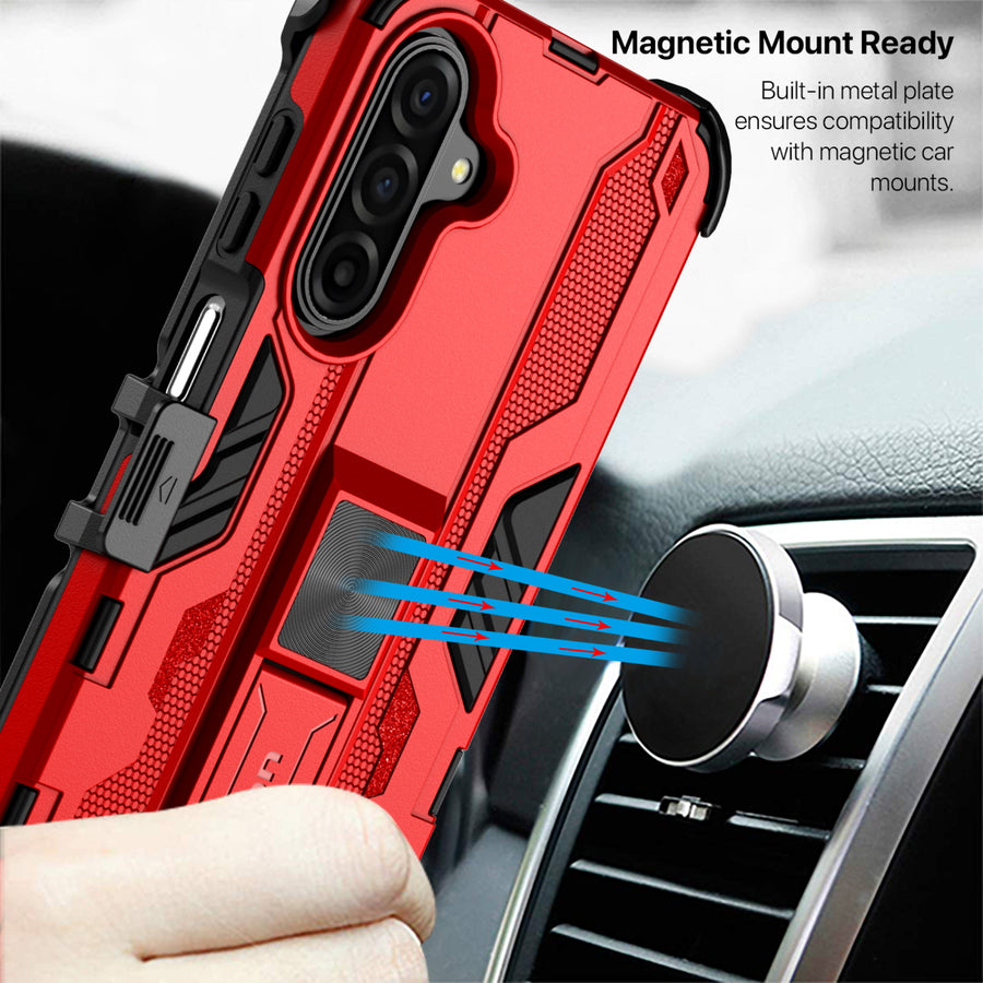 echelon Reflex Series Case with Holster for Samsung Galaxy A17 5G / Galaxy A16 5G - Red - ESA175GCSRSKS302-7.jpg