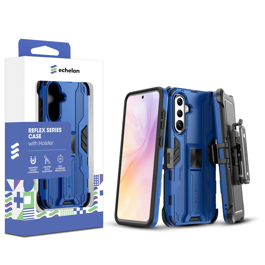echelon Reflex Series Case with Holster for Samsung Galaxy A36 5G - Reflex Blue - ESA365GCSRSKS303-1.jpg