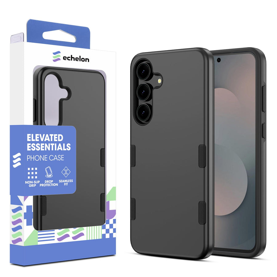 echelon Bravo Series Case for Samsung Galaxy S25 Fan Edition - Black