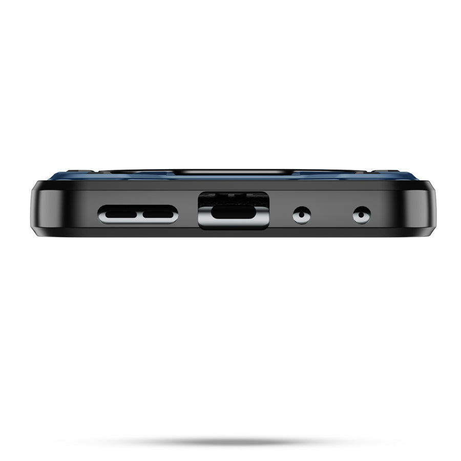FDN Anti-Drop Hybrid Protector Case (with Ring Stand) for Motorola razr (2024) - Blue / Black - FMRAZR4CSFSSS672-6.jpg