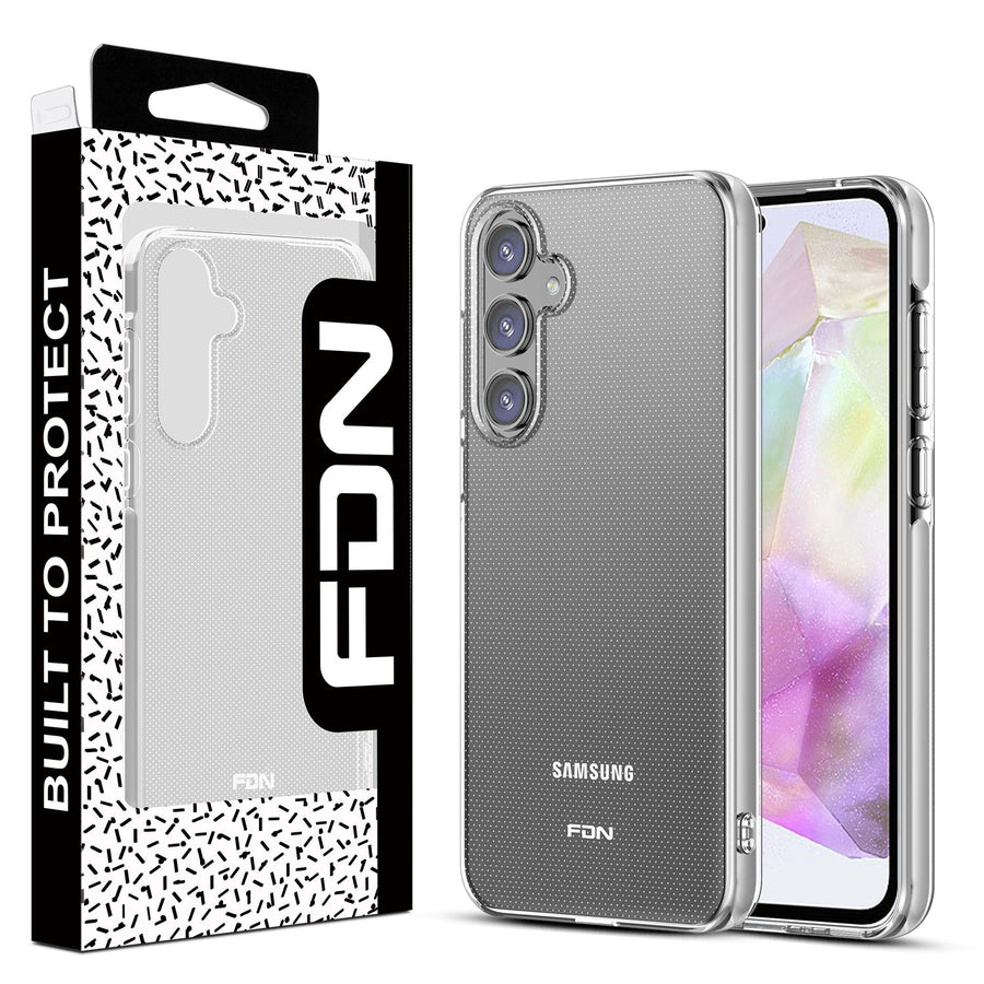 FDN Candy Series Case for Samsung Galaxy A35 5G - Glossy Clear