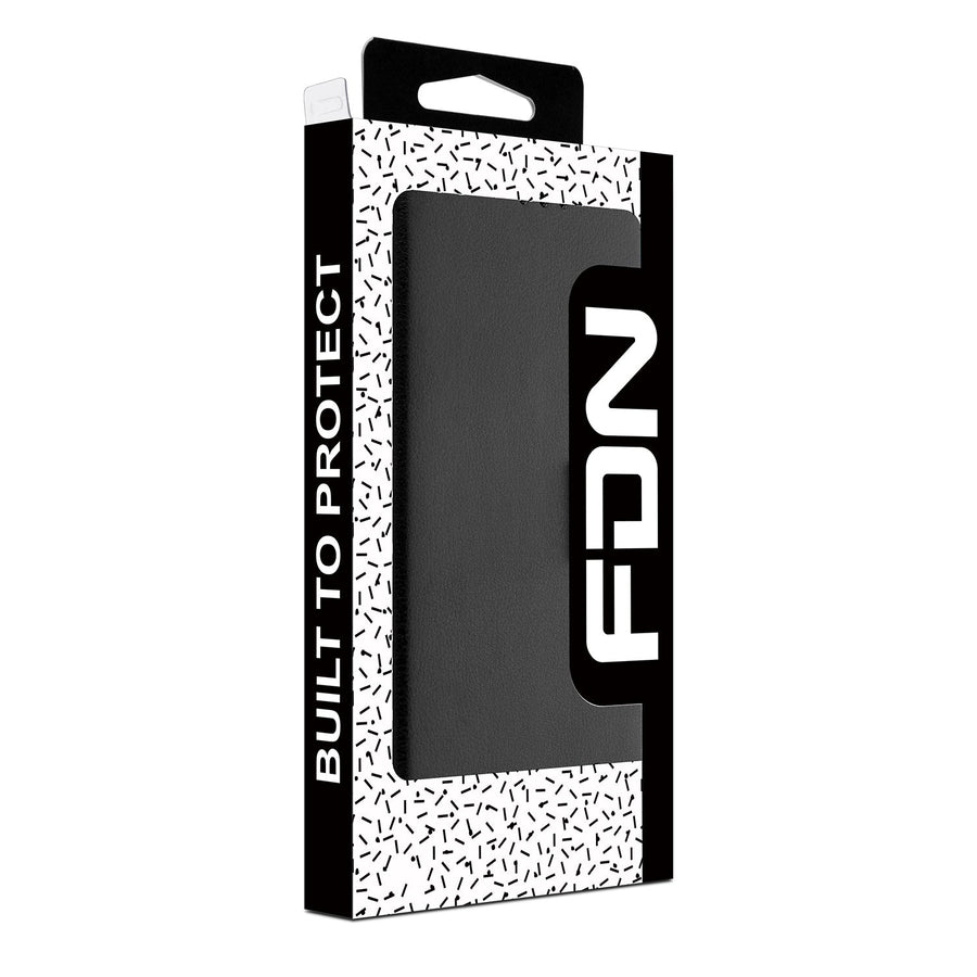 FDN Wallet Folio Case for Samsung Galaxy S25 Plus - Black / Black