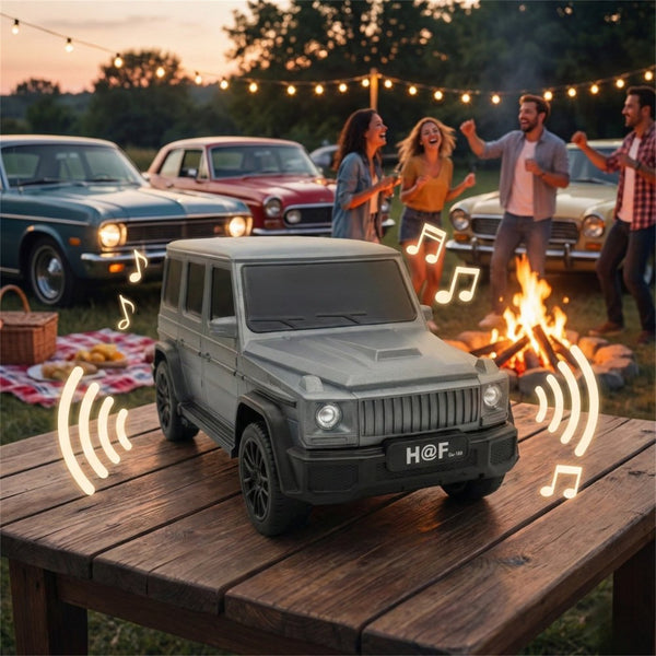 Wireless Bluetooth Jeep Speaker with Solar Charging – Rugged Outdoor Stereo & Super Bass GU188 - Gray - GU188-CAR-SPEAKER-GRAY-2.jpg