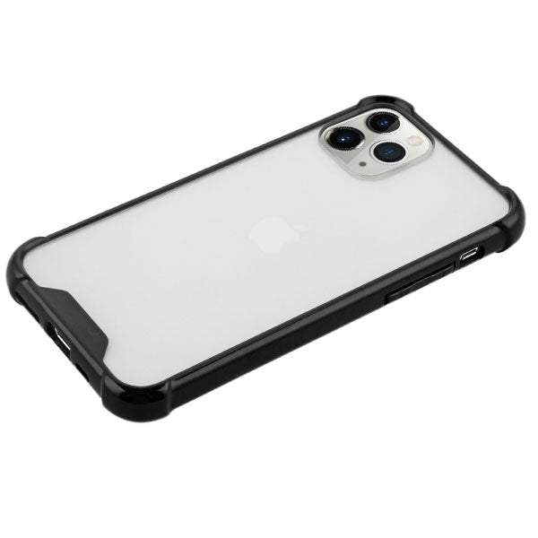 MyBat Sturdy Gummy Cover for Apple iPhone 11 Pro - Highly Transparent Clear / Natural Black - IP11PCASKGM0142-4.jpg