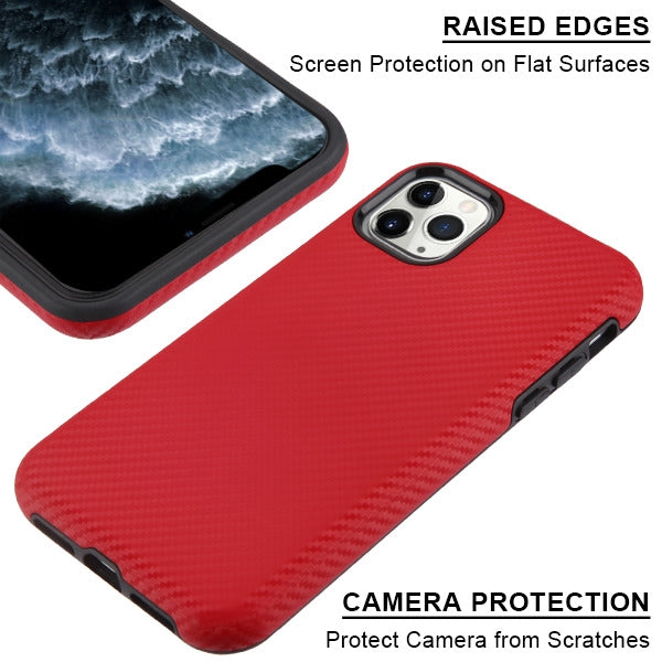 MyBat Fuse Series Case for Apple iPhone 11 Pro - Red Carbon Fiber - IP11PHPCFSSO666-5.jpg
