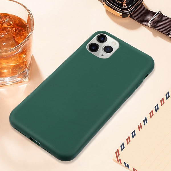 MyBat Liquid Silicone Protector Cover for Apple iPhone 11 Pro - Midnight Green - IP11PHPCLS007-4.jpg