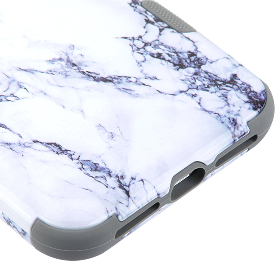 MyBat TUFF Series Case for Apple iPhone 11 Pro - White Marbling / Iron Gray - IP11PHPCTUFFIM1044-5.jpg