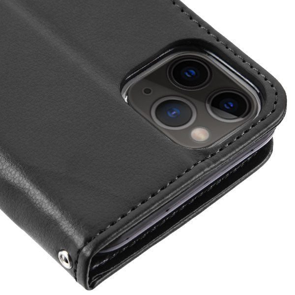 MyBat MyJacket Wallet Xtra Series for Apple iPhone 11 Pro - Black / Black - IP11PMYJKGE031-4.jpg