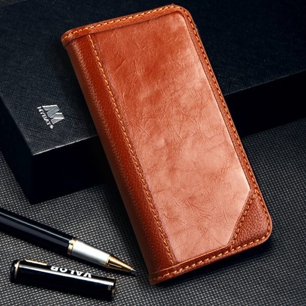 MyBat Genuine Leather MyJacket Wallet for Apple iPhone 11 Pro - Brown - IP11PMYJKPR002-3.jpg