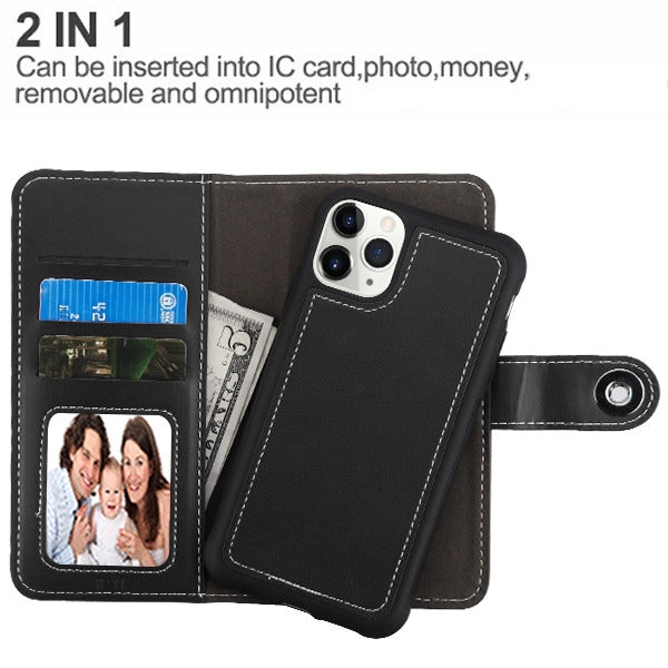 MyBat Detachable Magnetic 2 - in - 1 MyJacket Wallet (TPU Case + Leather Folio) for Apple iPhone 11 Pro - Black - IP11PMYJKPR261-4.jpg