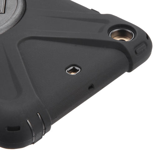 MyBat Rotatable Stand Protector Cover (with Wristband) for Apple iPad mini (A1432,A1454,A1455)/iPad mini 3 (A1599,A1600) / iPad mini with Retina display (A1489,A1490,A1491) - Black / Black - IPADMINIHPCRS001NP-2.jpg