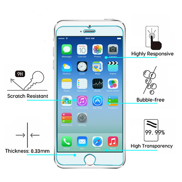 MyBat Tempered Glass Screen Protector (2.5D) for Apple iPhone 6s/6 / 8/7 - Clear - IPHONE6LCDSCPR81-3.jpg