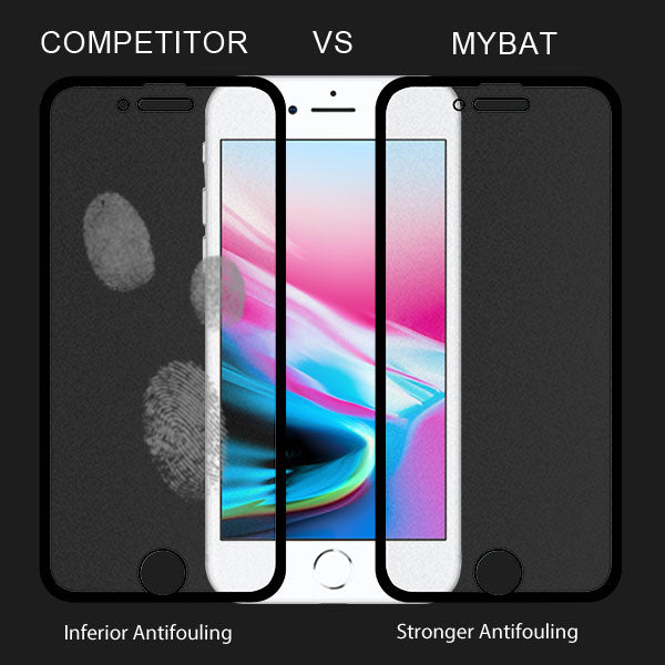MyBat Full-screen Coverage Frosted Tempered Glass Screen Protector for Apple iPhone 8/7/iPhone SE (2022) / SE (2020) - Black - IPHONE8LCDSCPRF121-2.jpg