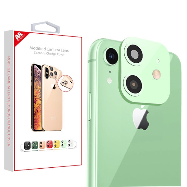 MyBat Modified Camera Lens Seconds Change Cover for Apple iPhone XR - Green - IPHONEXRLCDLEPRM208-1.jpg