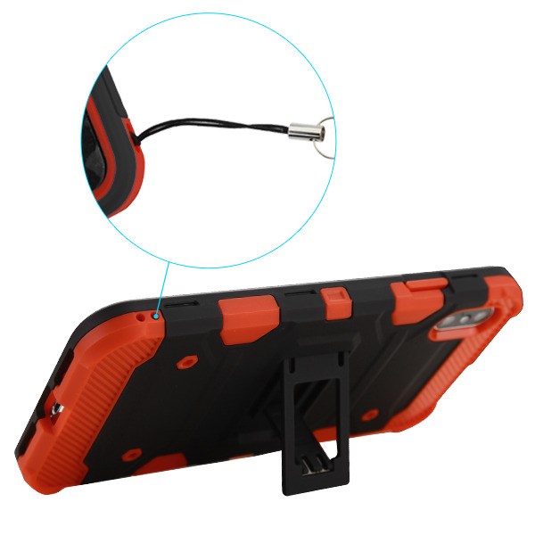 MyBat 3-in-1 Storm Tank Hybrid Protector Cover Combo (with Black Holster) for Apple iPhone XS Max - Black / Red - IPXSMAXHPCSTKCMB002WP-6.jpg
