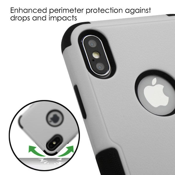 MyBat TUFF Series Case for Apple iPhone XS Max - Natural Gray / Black - IPXSMAXHPCTUFFSO258WP-6.jpg