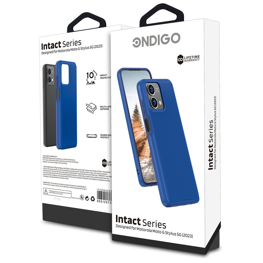 Intact Series Case for Motorola Moto G Stylus 5G (2023) - Reflex Blue