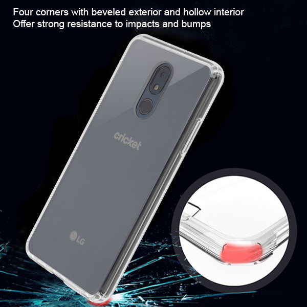MyBat Sturdy Gummy Cover for Lg Stylo 5 - Highly Transparent Clear / Transparent Clear - LGSTL5CASKGM0141-5.jpg