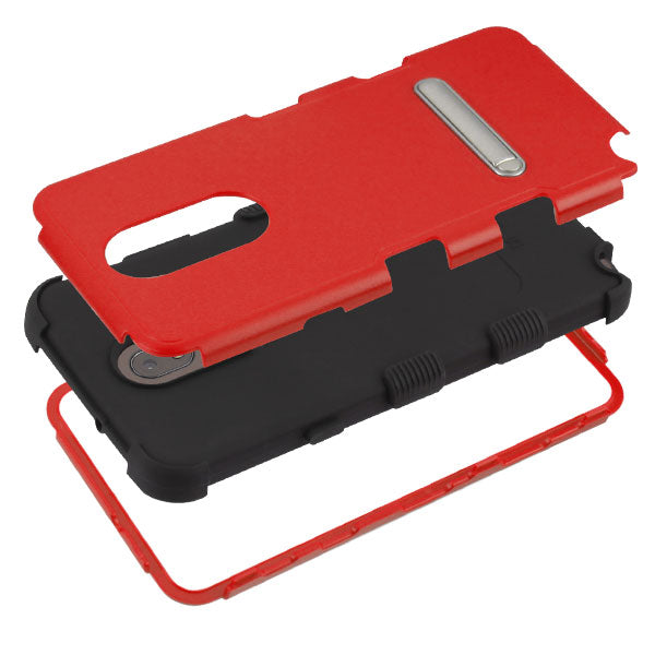 MyBat TUFF Series Case (with Magnetic Metal Stand) for Lg Stylo 5 - Natural Red / Black - LGSTL5HPCTUFFSO356-3.jpg