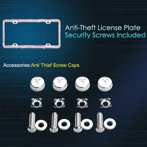 Valor Pink Crystals Chrome Coating Metal Frame with Double Row Crystals - LPF2BC002PNK-11.jpg