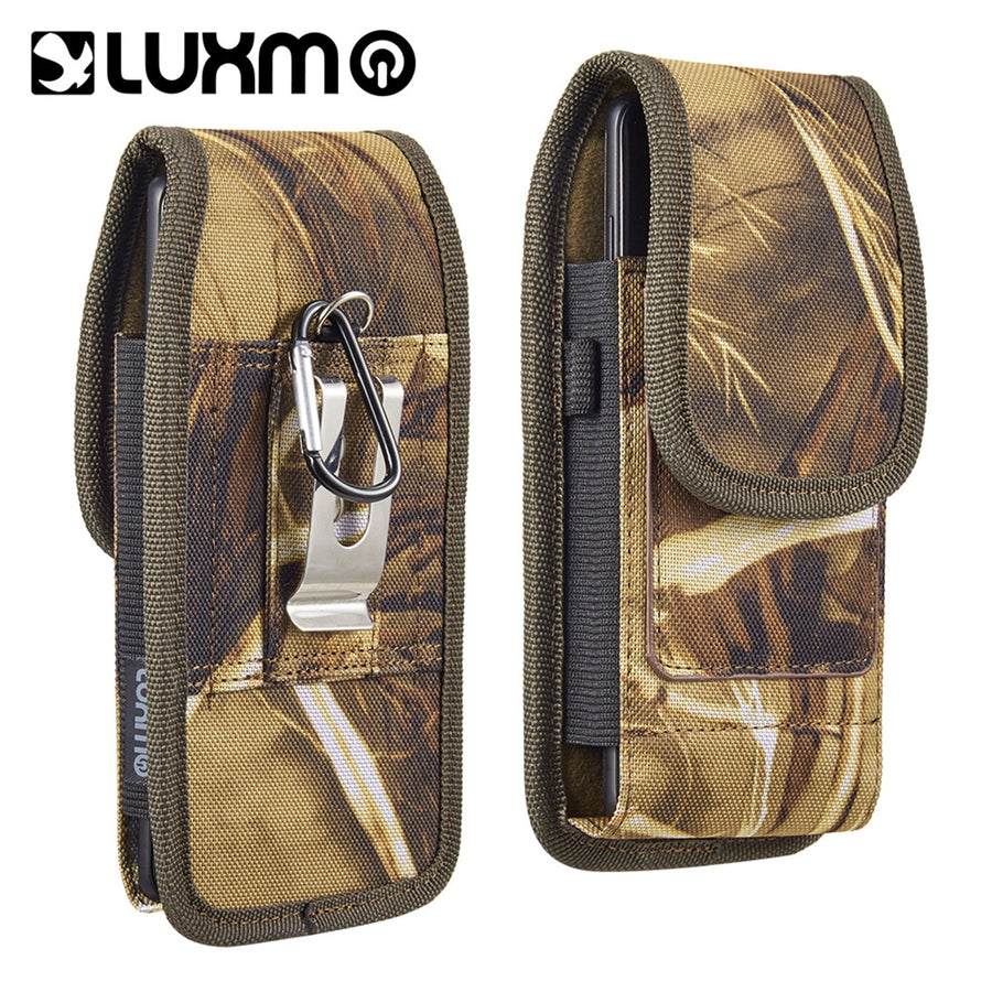 LUXMO Large Vertical Universal Nylon Pouch w/ Dual Card Slots - Tree Camo - LPLGGF-EUV2-CAMO-1.jpg