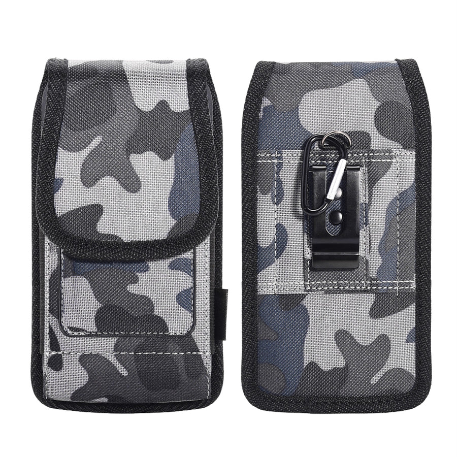 LUXMO Large Vertical Universal Nylon Pouch w/ Dual Card Slots - Grey Camo - LPLGGF-EUV2-GYCAMO-2.jpg