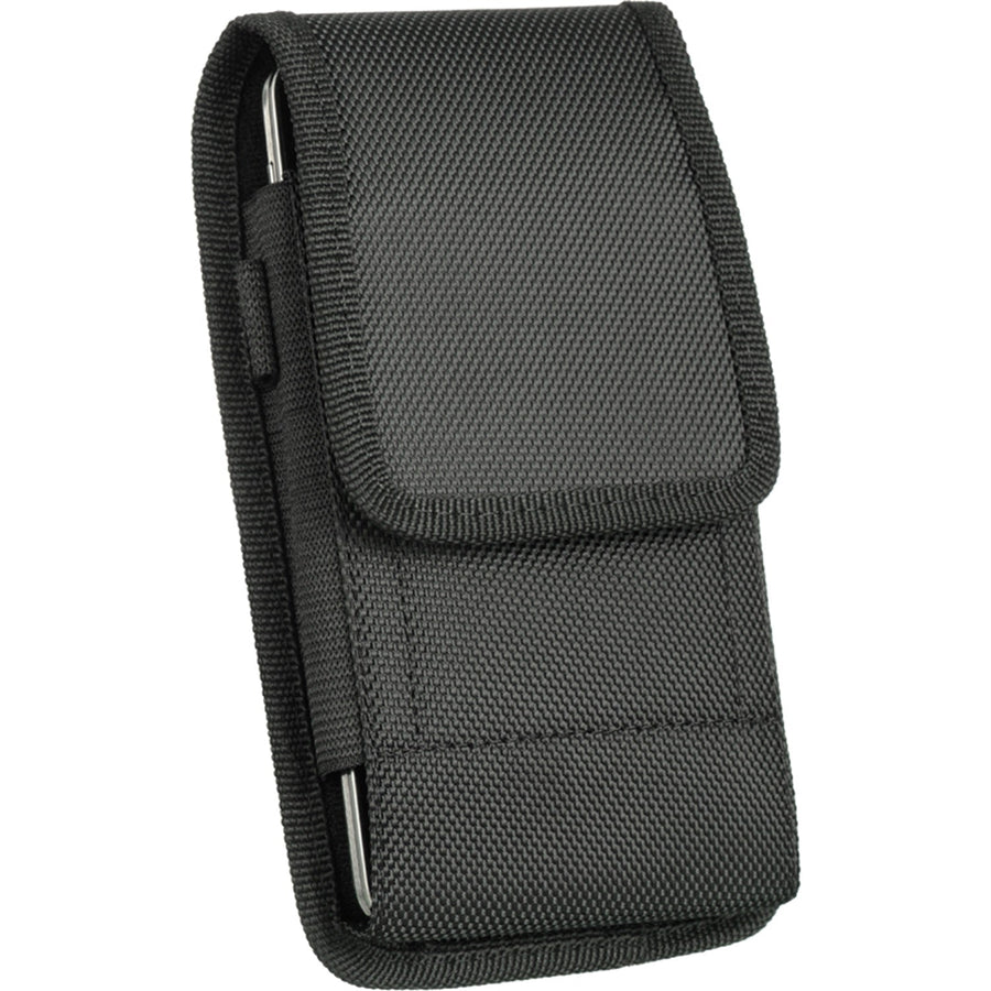 LUXMO Large Vertical Universal Nylon Pouch - Black (Retail Packaging)