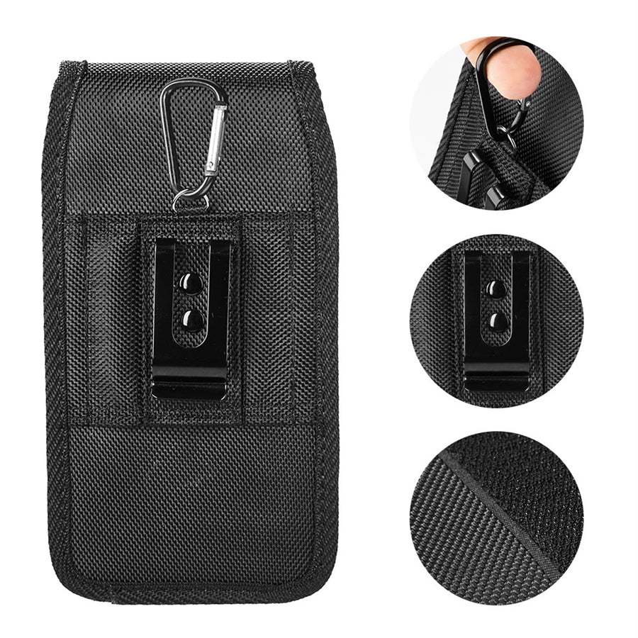 LUXMO Large Vertical Universal Nylon Pouch - Black (Retail Packaging) - LPLGGFEUVBK-C-6.jpg