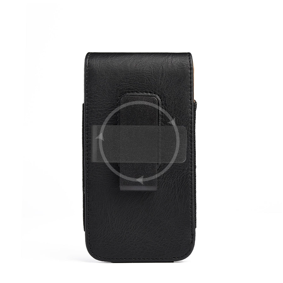 LUXMO Large Vertical Universal Leather Pouch - Black - LPLGGFLU22VBK-7.jpg