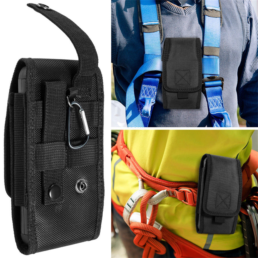 LUXMO Extra Large Vertical Universal Nylon Pouch w/ Card Slot - Black - LPOTX-EUV4-BK-5.jpg