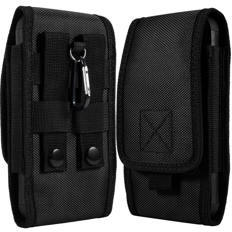LUXMO Extra Large Vertical Universal Nylon Pouch w/ Card Slot - Black - LPOTX-EUV4-BK.jpg