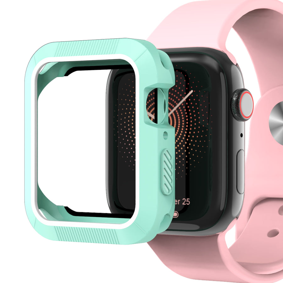 MyBat Halo Case for Apple Watch Series 7 41mm/Watch Series 9 41mm / Watch Series 8 41mm - Teal Green / White - MAPWH41CSCAMS004-3.jpg