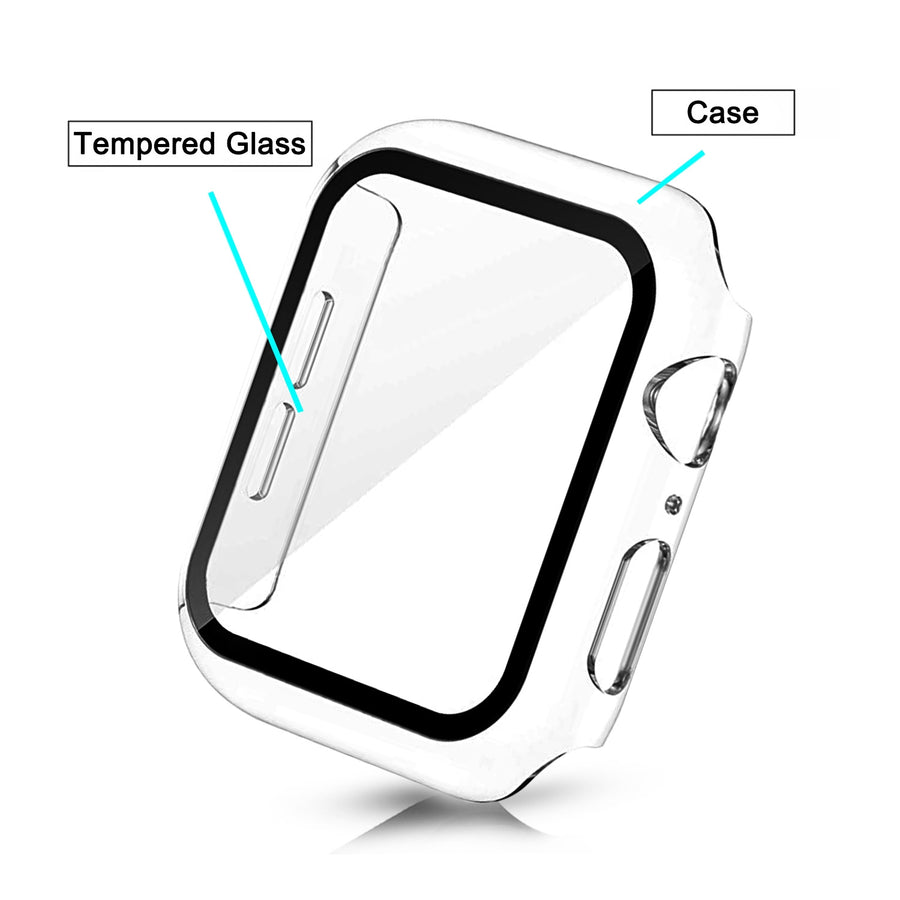 MyBat Fusion Protector Case for Apple Watch Series 4 44mm/Watch SE 3 44mm / Watch SE (2022) 44mm - Transparent Clear - MAPWH44CSFSSC004-4.jpg