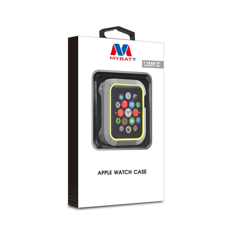 MyBat Halo Case for Apple Watch Series 7 45mm/Watch Series 9 45mm / Watch Series 8 45mm - Gray / Green - MAPWH45CSCAMS003-7.jpg