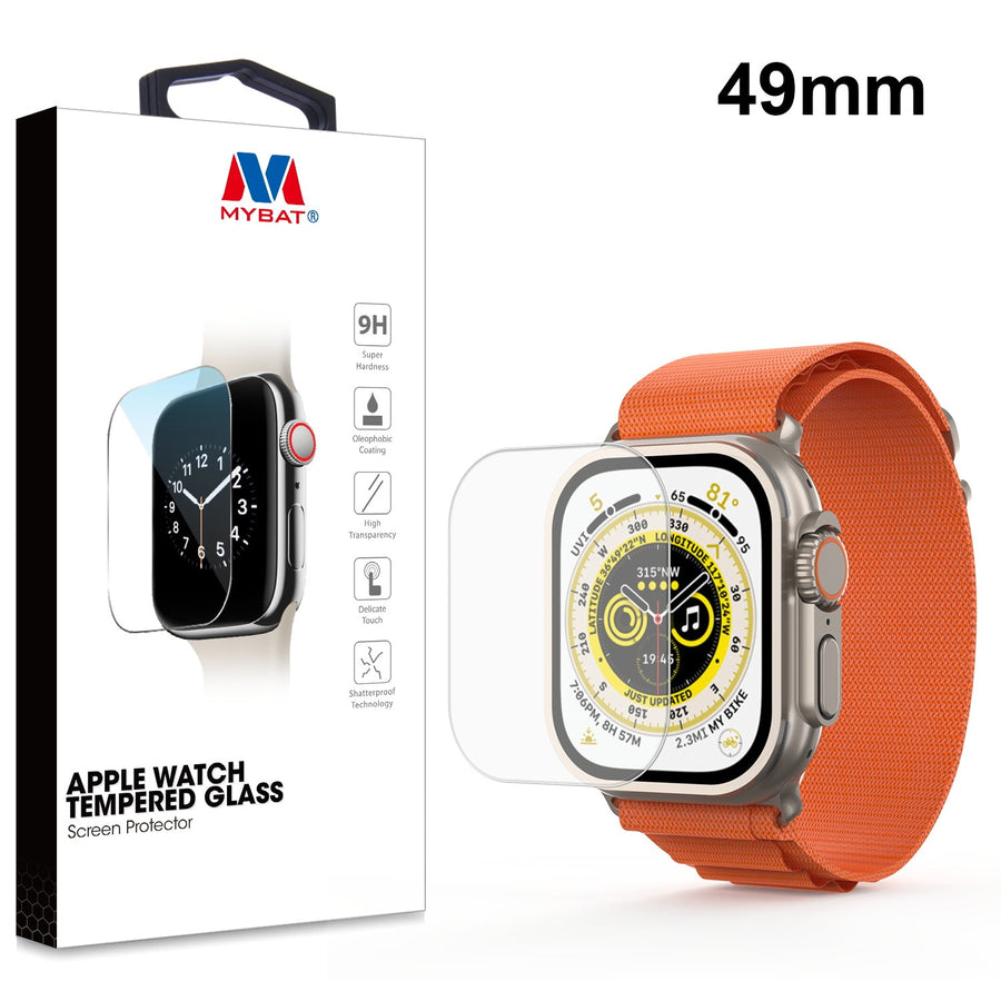 MyBat Tempered Glass Screen Protector (2.5D) for Apple Watch Ultra 49mm/Watch Ultra 3 49mm / Watch Ultra 2 49mm - Clear