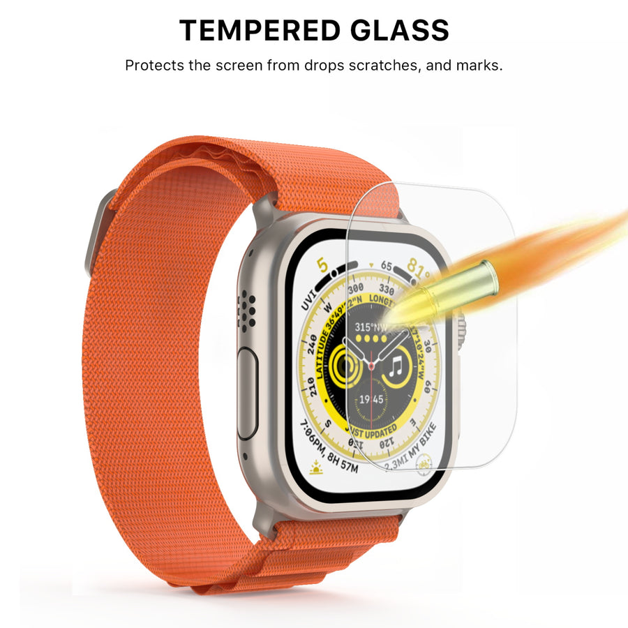 MyBat Tempered Glass Screen Protector (2.5D) for Apple Watch Ultra 49mm/Watch Ultra 3 49mm / Watch Ultra 2 49mm - Clear - MAPWH49SC90-4.jpg