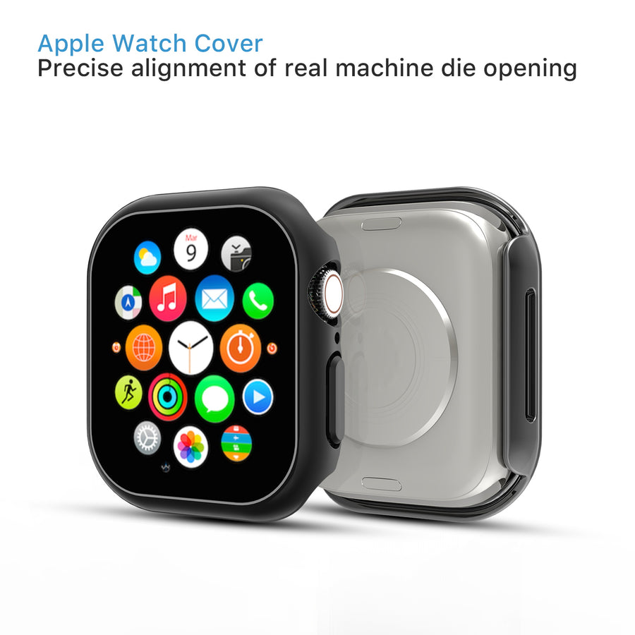 MyBat Fusion Protector Case (with Tempered Glass Screen Protector) for Apple Watch Series 10 42mm / Watch Series 11 42mm - Black - MAWHS1042CSFSSC005-4.jpg