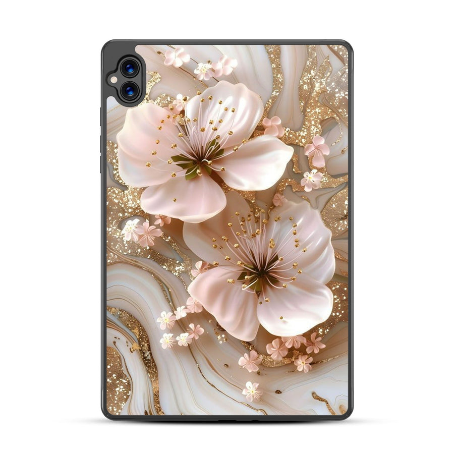 MyBat Design Lab Series Case for Boost Celero5G TAB - Golden Petal Glow