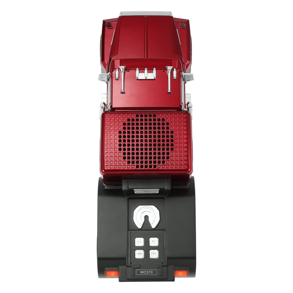 MaxPower Big Rig Diesel Style Truck With Front Flashing Led Lights - Red - MC570-RD-2.jpg