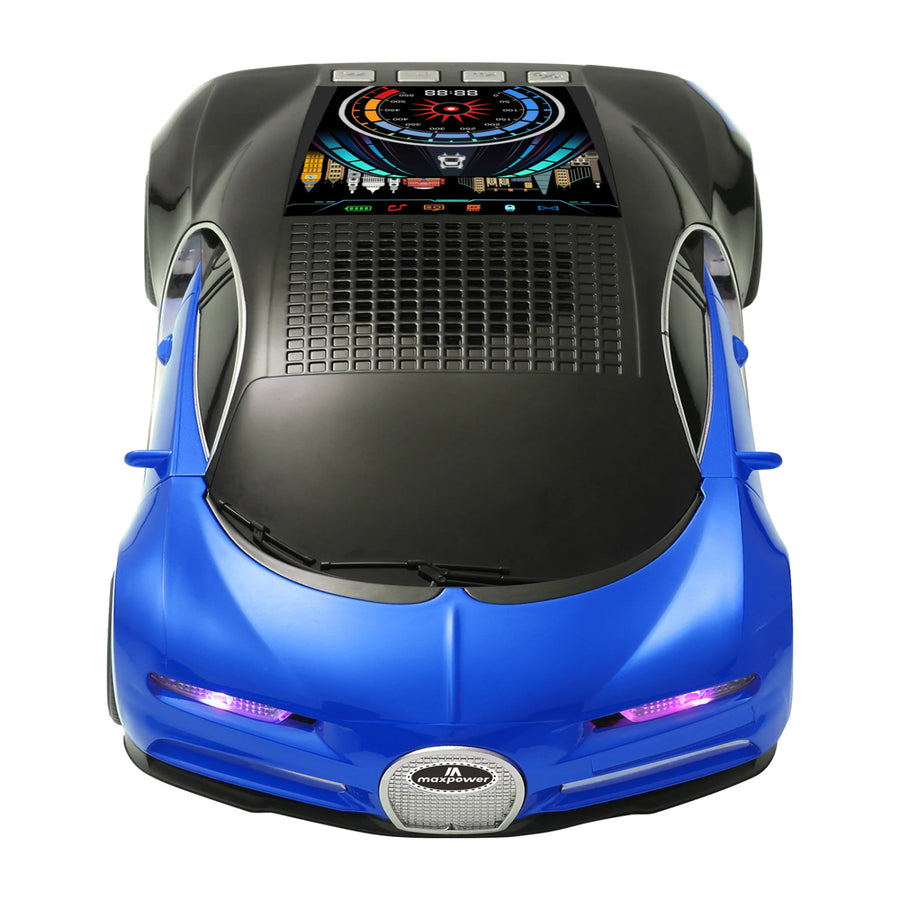 MaxPower Bugatti Style Bluetooth Speaker with LED Lights + Digital Display - Blue / Black - MC660-BL-3.jpg