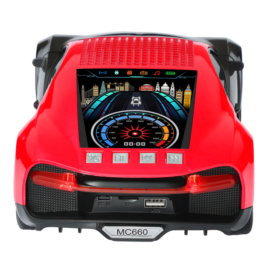 MaxPower Bugatti Style Bluetooth Speaker with LED Lights + Digital Display - Red / Black - MC660-RD-3.jpg