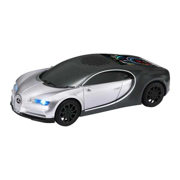 MaxPower Bugatti Style Bluetooth Speaker with LED Lights + Digital Display - Silver / Black - MC660-SL-1.jpg