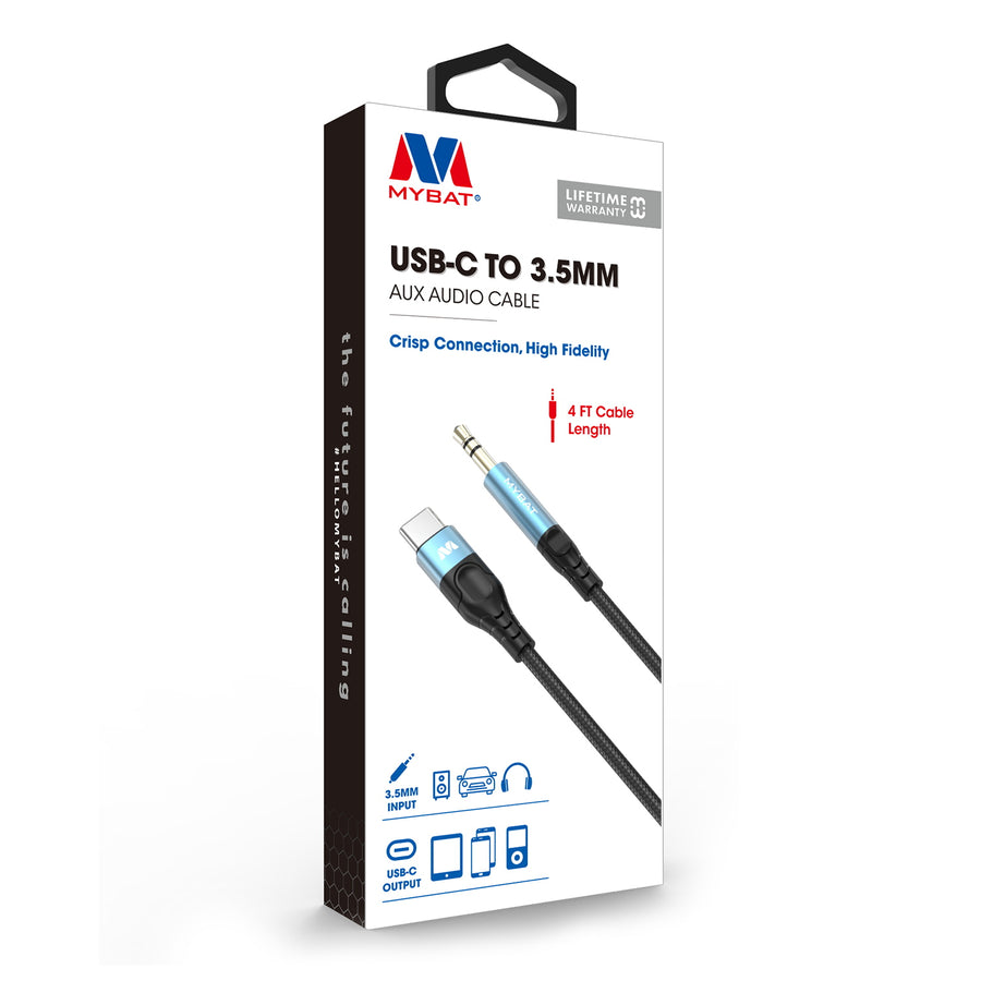 MyBat USB-C to 3.5mm Male Audio Cable - 4FT - Black - MCBC3MO08B12-8.jpg