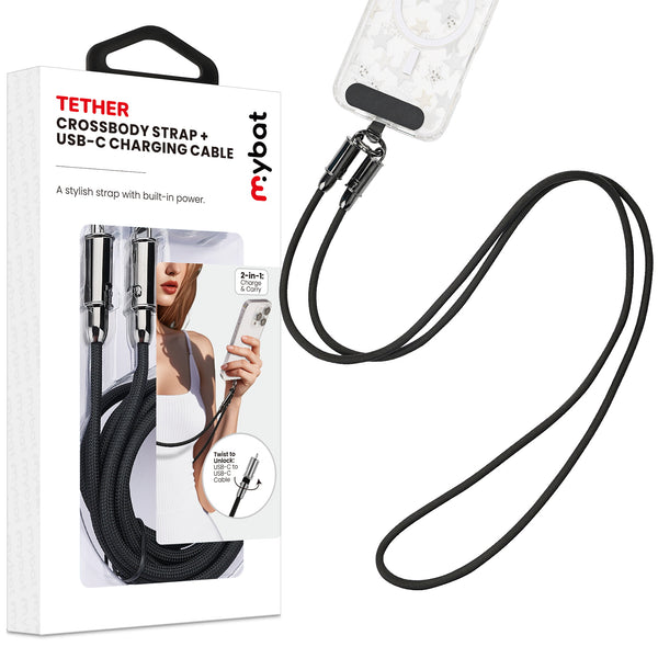 MyBat Tether Crossbody Strap + USB-C Charging Cable - 4FT - Black - MCBCCMO12BK14-1.jpg