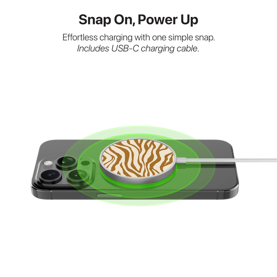 MyBat Design Lab Magnetic Wireless Charger - Silver - Tiger Stripes - MCGWIRC18SL-011-4.jpg
